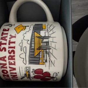 Starbucks Arizona State University Mug - White, Red, Yellow